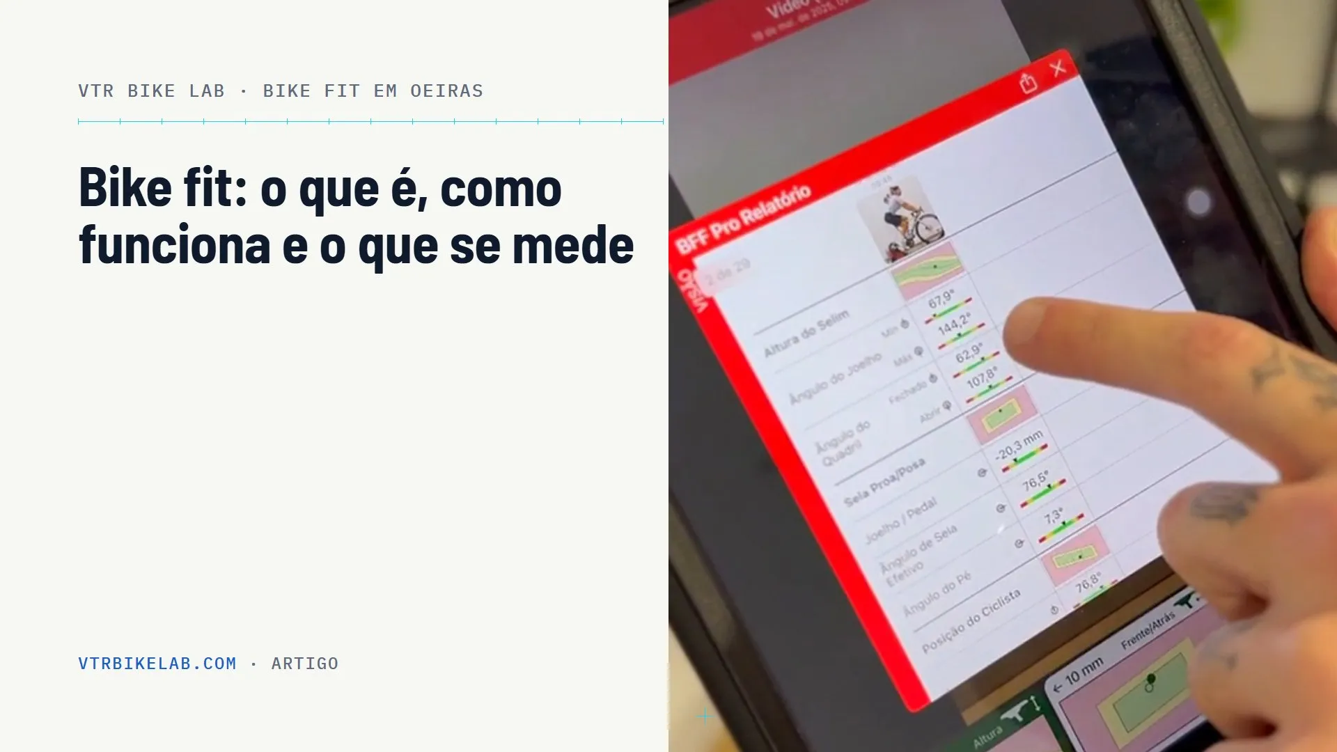 Bike fit, o que é e como funciona a sessão — VTR BIKE LAB, Oeiras