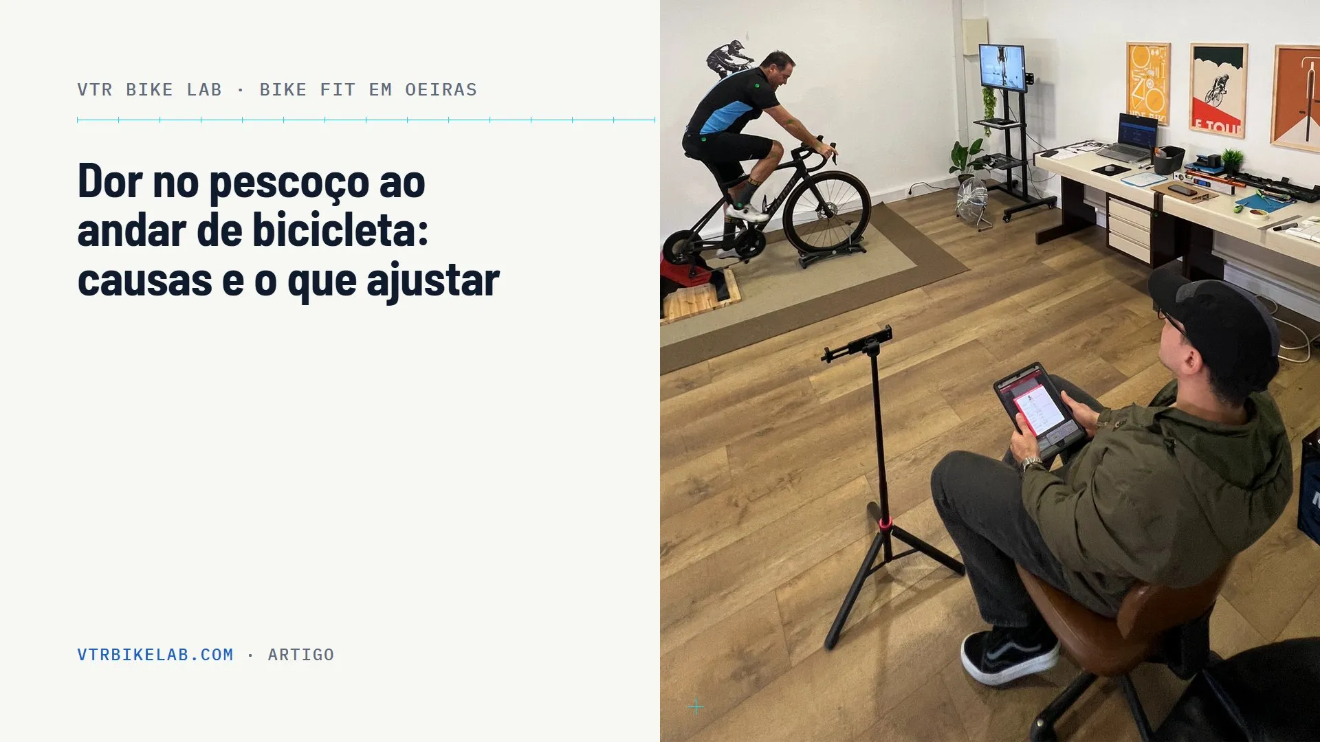 Dor no pescoço ao andar de bicicleta — VTR BIKE LAB, Oeiras